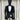 Single Button Three Pieces Tuxedo Suit with Contrasting Black Satin Lapel, matching bow tie and Black Pants