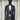 Single Button Three Pieces Tuxedo Suit with Contrasting Black Satin Lapel, matching bow tie and Black Pants.